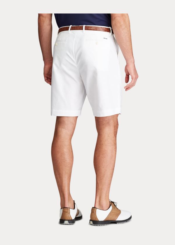 Spodenki Ralph Lauren Classic Fit Performance Short Męskie Białe | EQSB9527