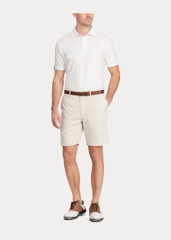 Spodenki Ralph Lauren Classic Fit Performance Short Męskie Beżowe | XXLE0289