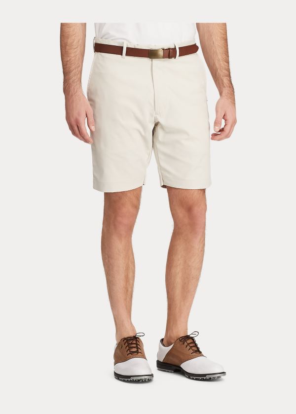 Spodenki Ralph Lauren Classic Fit Performance Short Męskie Beżowe | XXLE0289