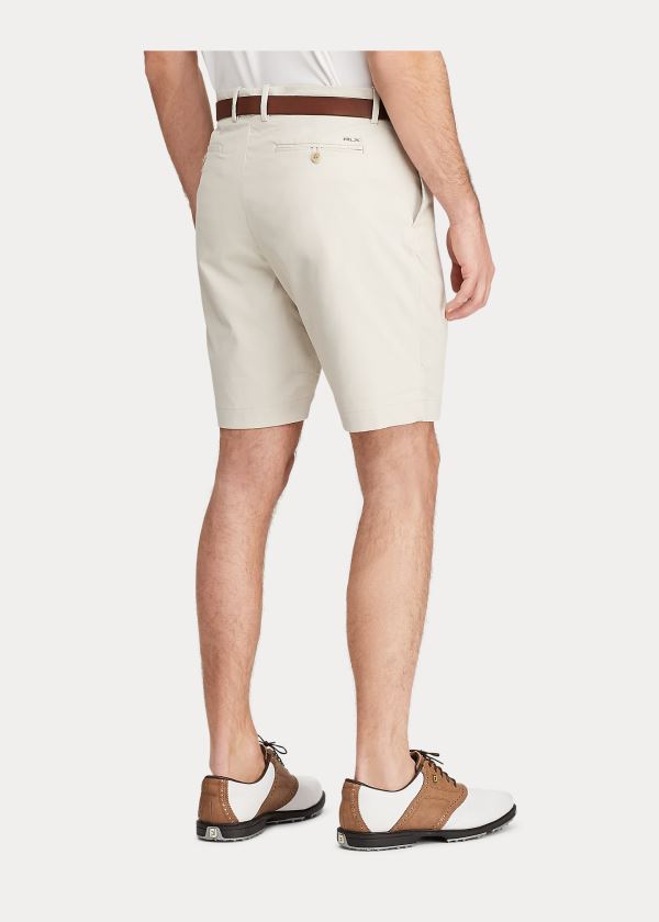 Spodenki Ralph Lauren Classic Fit Performance Short Męskie Beżowe | XXLE0289