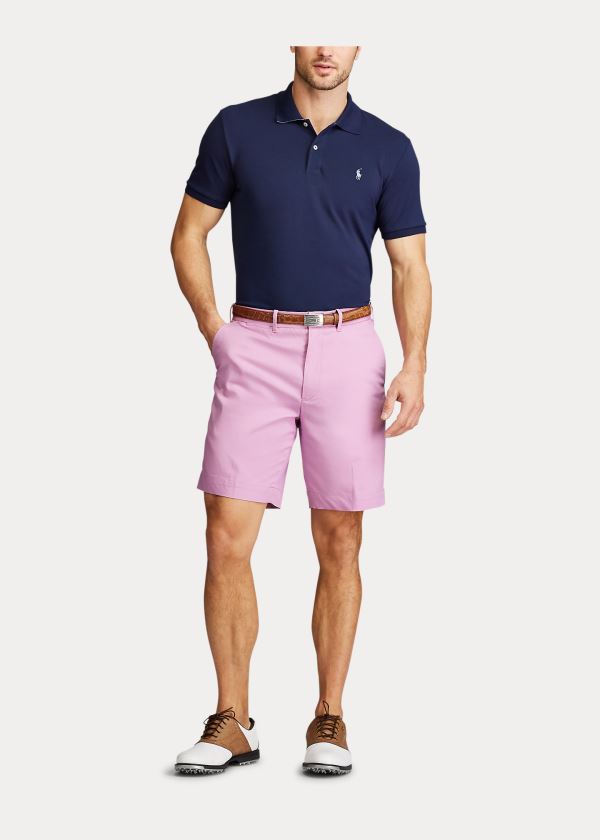 Spodenki Ralph Lauren Classic Fit Performance Short Męskie Fioletowe | CTLD5606