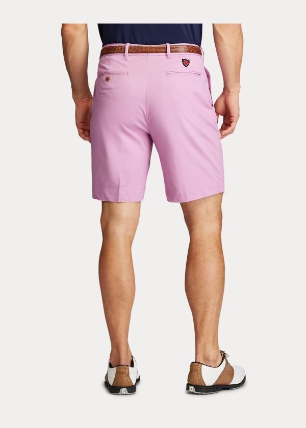 Spodenki Ralph Lauren Classic Fit Performance Short Męskie Fioletowe | CTLD5606