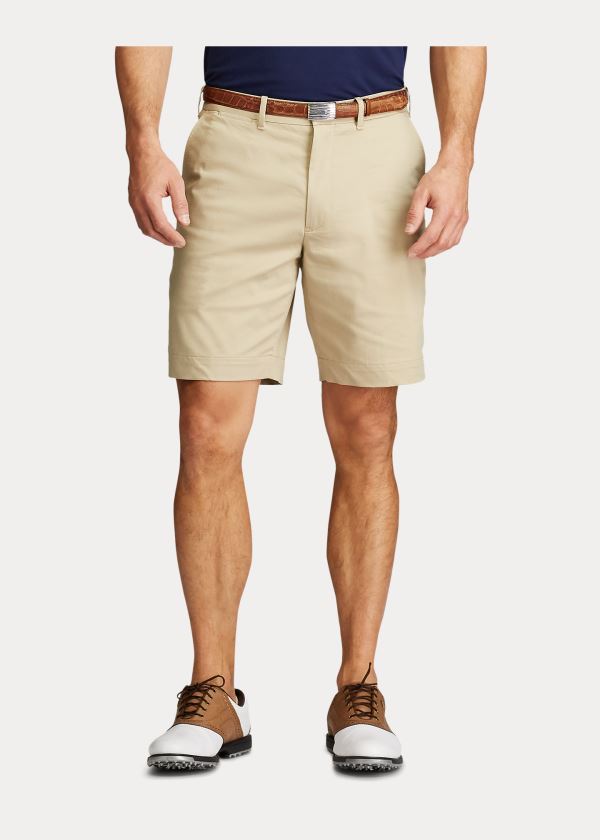 Spodenki Ralph Lauren Classic Fit Performance Short Męskie Khaki | NNCG1251