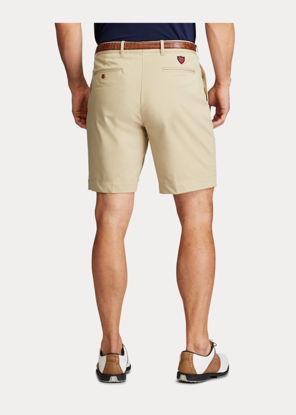 Spodenki Ralph Lauren Classic Fit Performance Short Męskie Khaki | NNCG1251