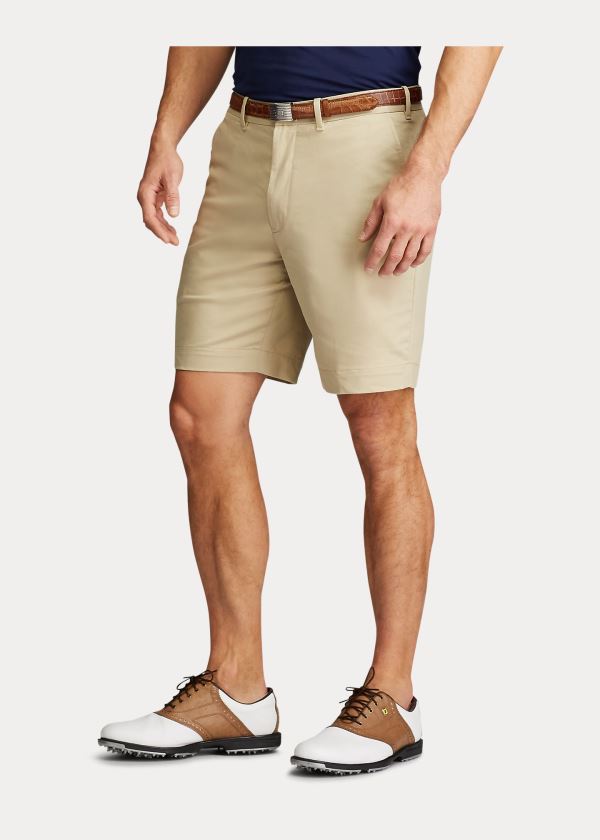 Spodenki Ralph Lauren Classic Fit Performance Short Męskie Khaki | NNCG1251