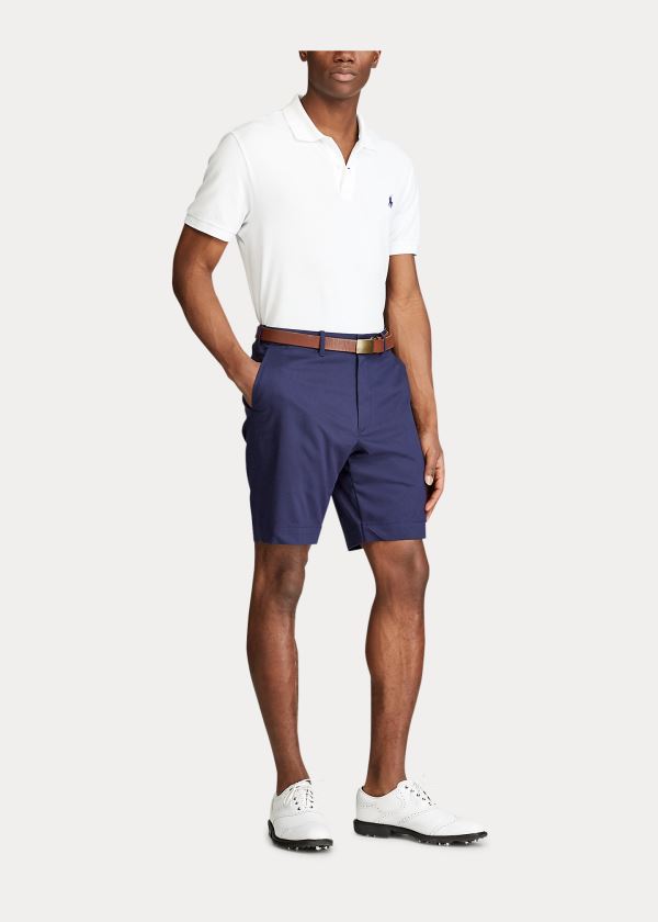 Spodenki Ralph Lauren Classic Fit Performance Short Męskie Granatowe | WQMG3301