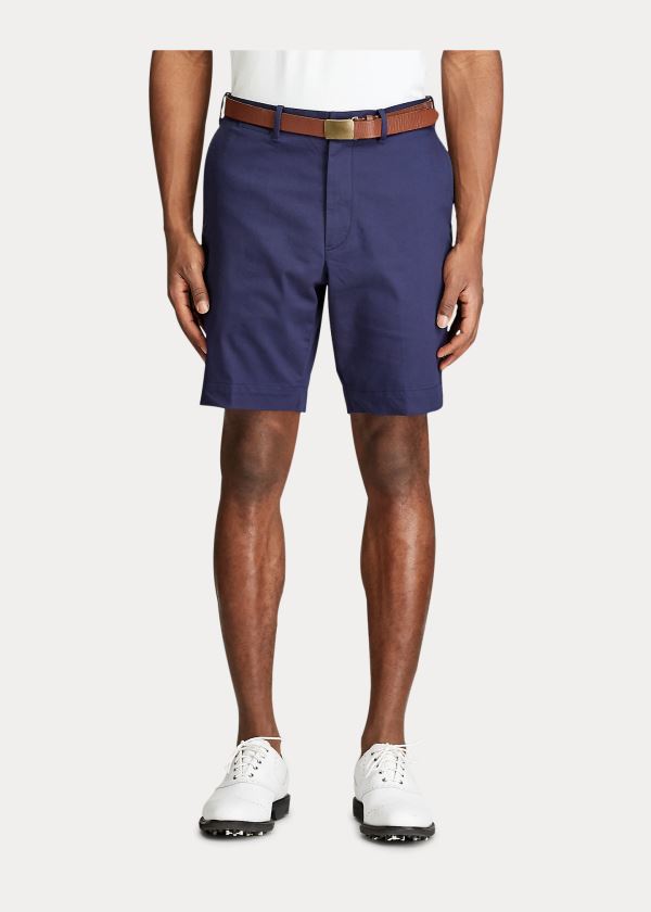 Spodenki Ralph Lauren Classic Fit Performance Short Męskie Granatowe | WQMG3301