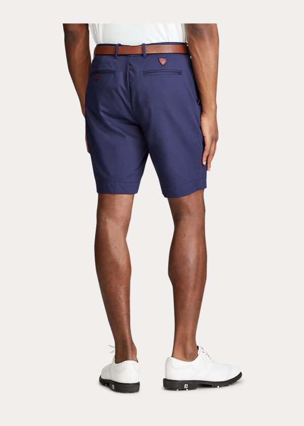 Spodenki Ralph Lauren Classic Fit Performance Short Męskie Granatowe | WQMG3301