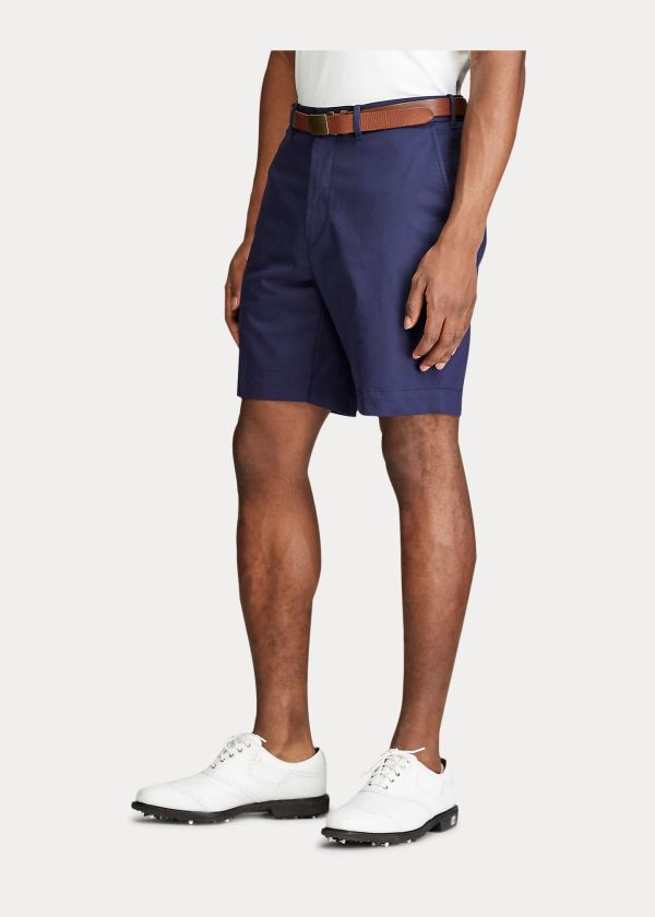 Spodenki Ralph Lauren Classic Fit Performance Short Męskie Granatowe | WQMG3301