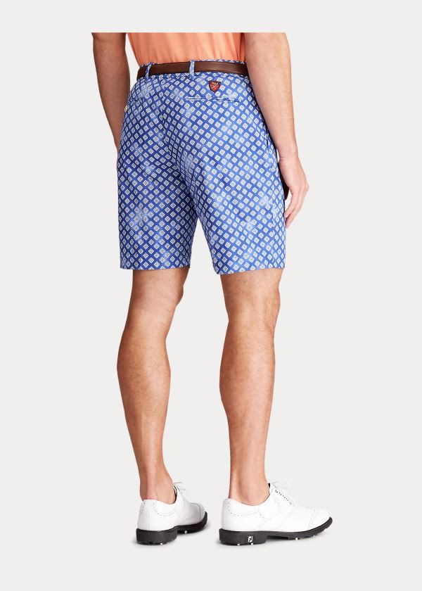 Spodenki Ralph Lauren Classic Fit Stretch Short Męskie Królewski Niebieski Granatowe | GAYF6678