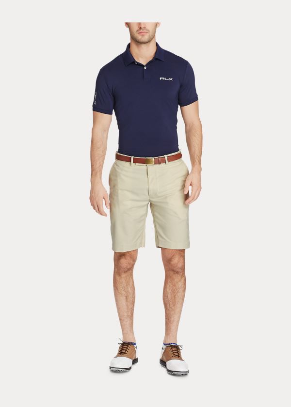 Spodenki Ralph Lauren Classic Fit Stretch Short Męskie Beżowe | JOPS9338