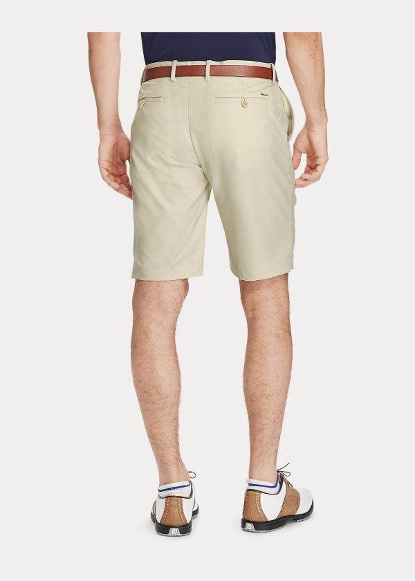 Spodenki Ralph Lauren Classic Fit Stretch Short Męskie Beżowe | JOPS9338