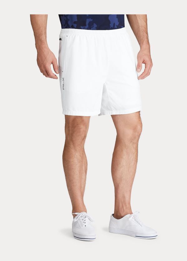 Spodenki Ralph Lauren Compression-Lined Short Męskie Białe | RQWT3612