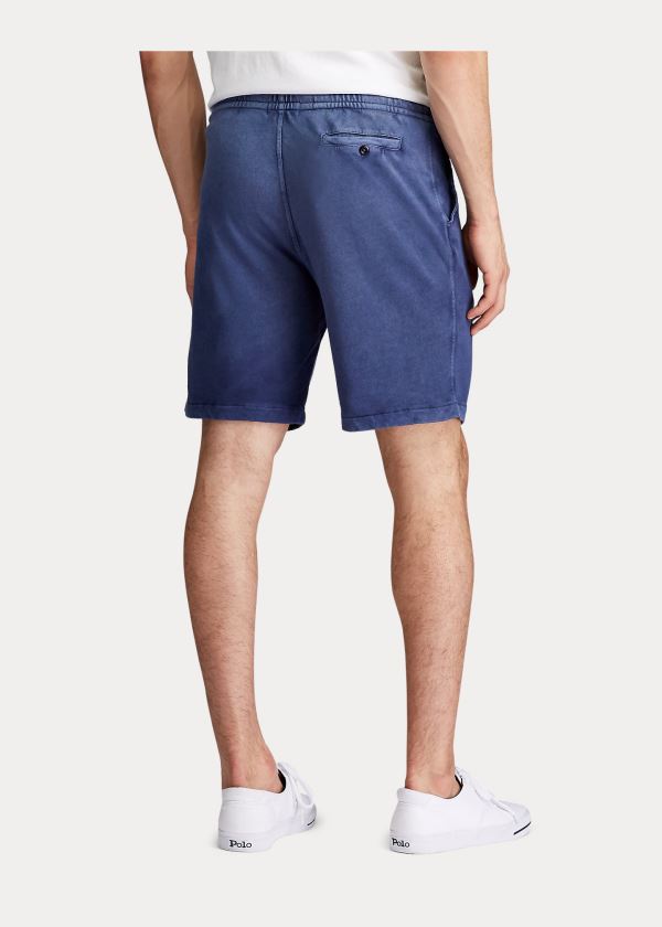 Spodenki Ralph Lauren Cotton Spa Terry Short Męskie Granatowe | ETHZ5576