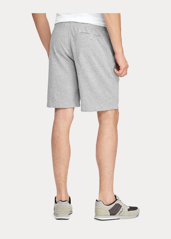 Spodenki Ralph Lauren Cotton Spa Terry Short Męskie Szare | ELKF1930