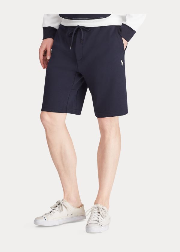 Spodenki Ralph Lauren Double-Knit Short Męskie Granatowe | WXSA8883