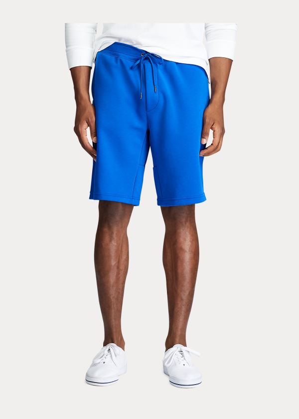 Spodenki Ralph Lauren Double-Knit Short Męskie Niebieskie Królewski Niebieski | RIVH9673