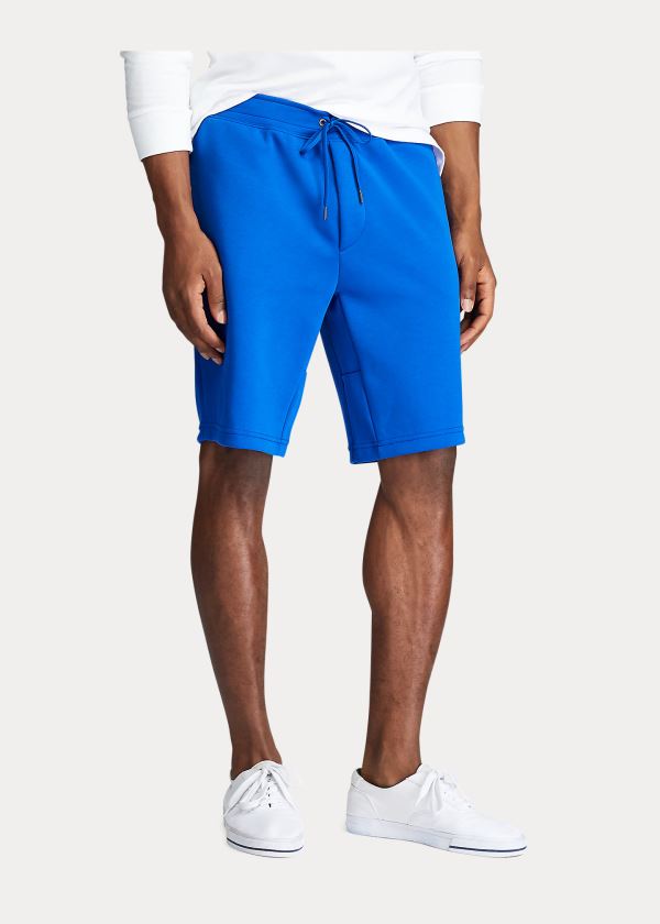 Spodenki Ralph Lauren Double-Knit Short Męskie Niebieskie Królewski Niebieski | RIVH9673