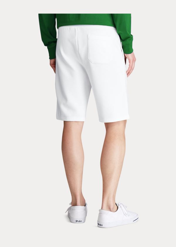 Spodenki Ralph Lauren Polo Sport Fleece Short Męskie Białe | GJQW9396