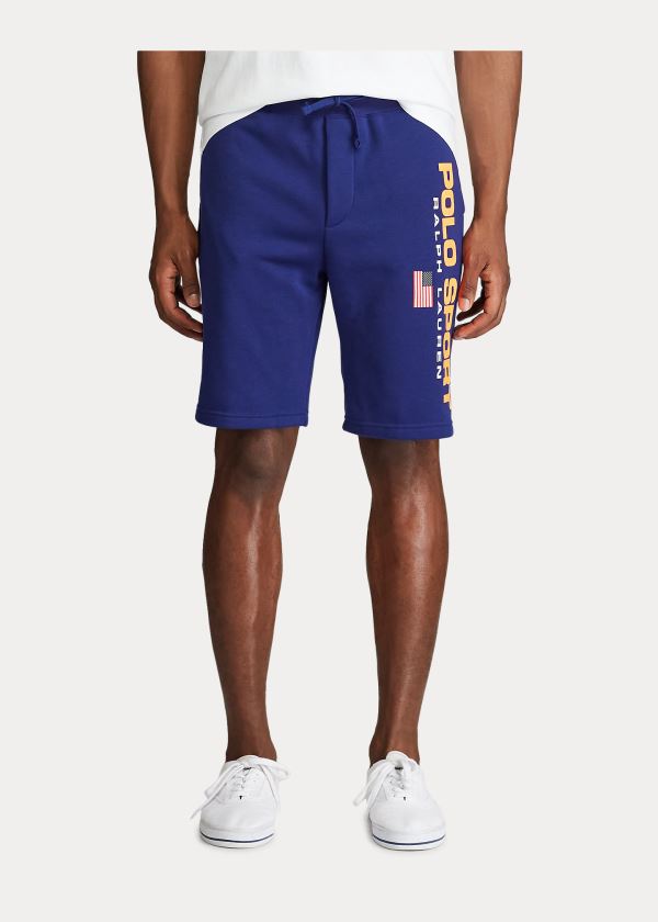 Spodenki Ralph Lauren Polo Sport Fleece Short Męskie Królewski Niebieski Niebieskie | QCUG3771