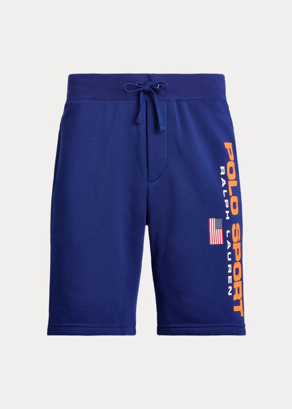 Spodenki Ralph Lauren Polo Sport Fleece Short Męskie Królewski Niebieski Niebieskie | QCUG3771