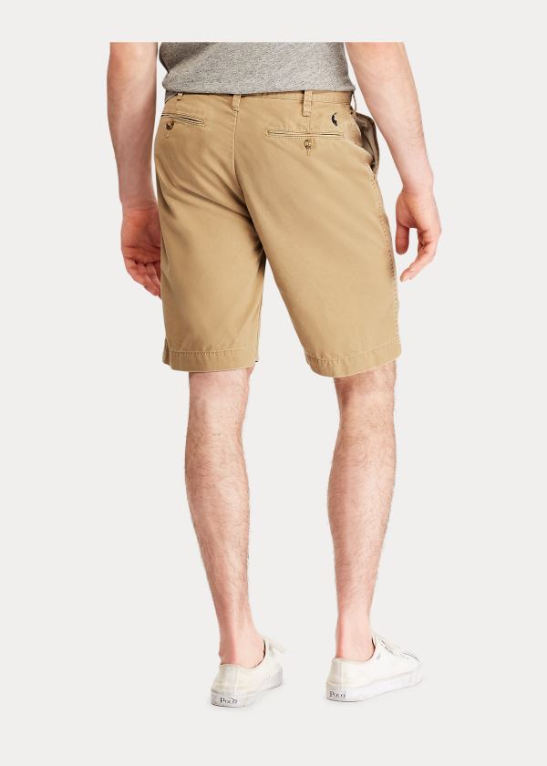 Spodenki Ralph Lauren Relaxed Fit Chino Short Męskie Brązowe | IKHB1068