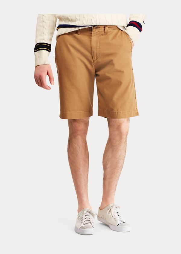 Spodenki Ralph Lauren Relaxed Fit Chino Short Męskie Khaki | APGI7628