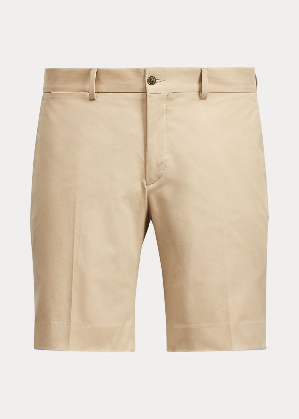 Spodenki Ralph Lauren Straight Fit Chino Short Męskie Khaki | JOUY7210