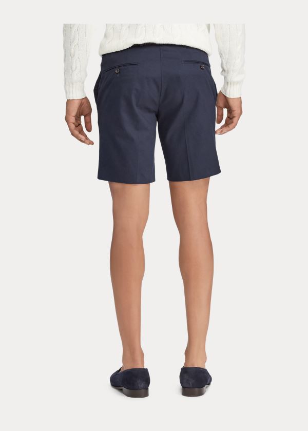 Spodenki Ralph Lauren Straight Fit Chino Short Męskie Granatowe | MMHO0561