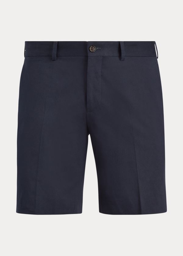 Spodenki Ralph Lauren Straight Fit Chino Short Męskie Granatowe | MMHO0561