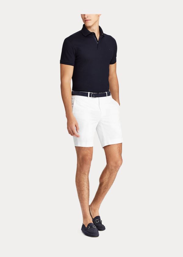 Spodenki Ralph Lauren Straight Fit Chino Short Męskie Białe | ILLK0772