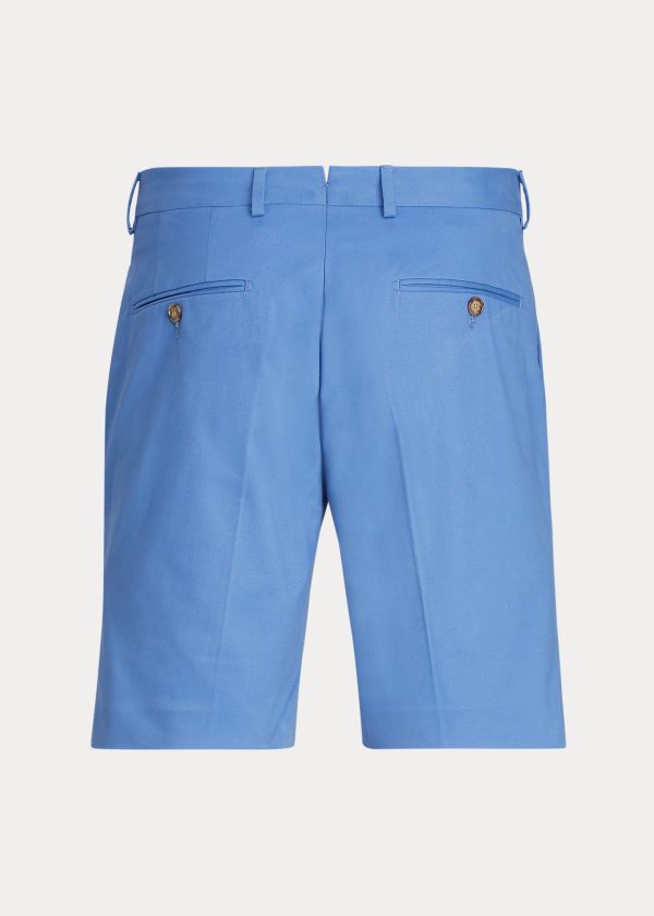 Spodenki Ralph Lauren Straight Fit Chino Short Męskie Niebieskie | EQQZ4691