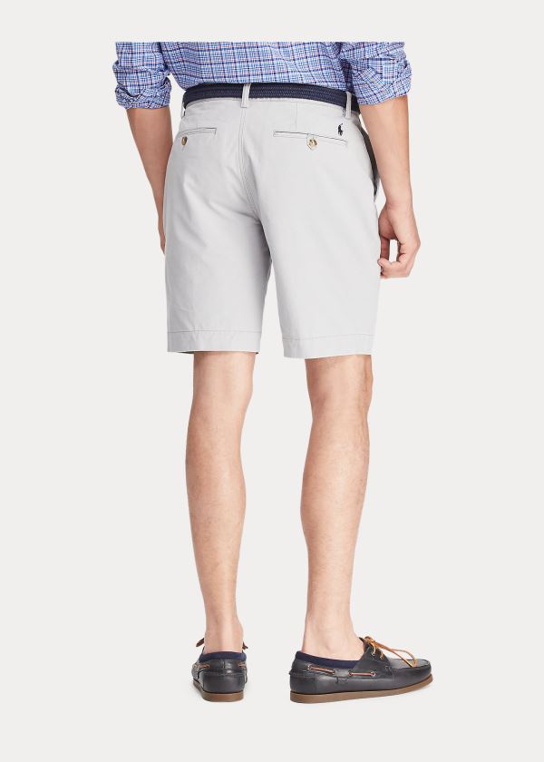 Spodenki Ralph Lauren Stretch Classic Fit Short Męskie Szare | YIGE8493