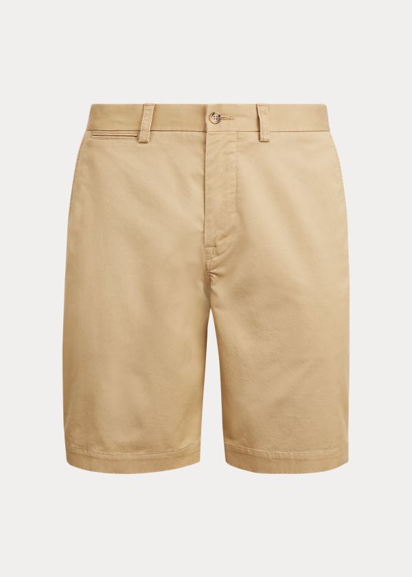 Spodenki Ralph Lauren Stretch Classic Fit Short Męskie Brązowe | QYKG4427