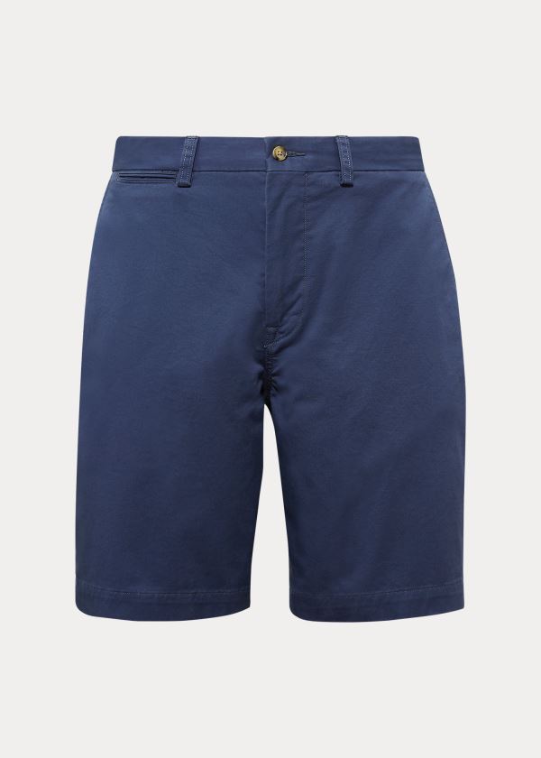 Spodenki Ralph Lauren Stretch Classic Fit Short Męskie Granatowe | IAGP5586