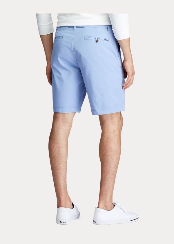 Spodenki Ralph Lauren Stretch Classic Fit Short Męskie Niebieskie | HZOP9248