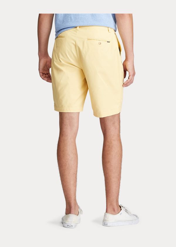 Spodenki Ralph Lauren Stretch Classic Fit Short Męskie Cytrynowy | FIWV3145