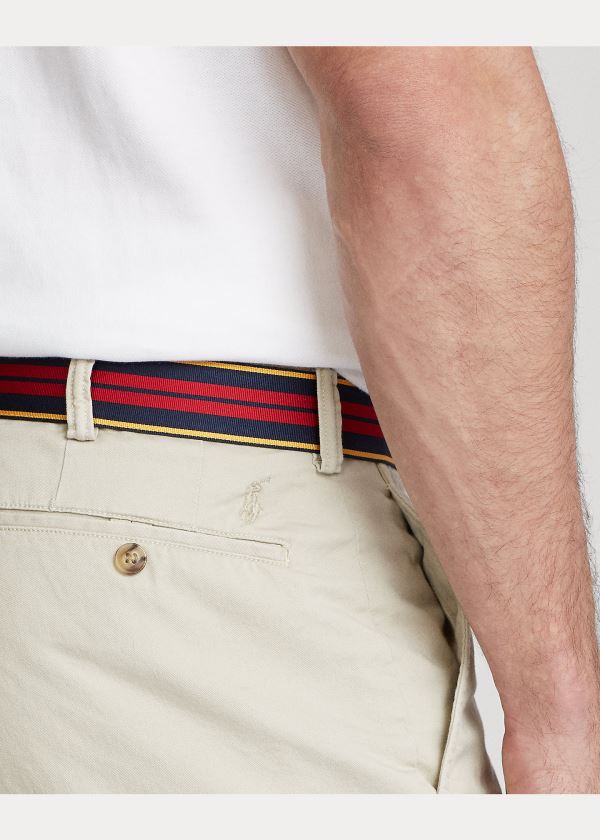 Spodenki Ralph Lauren Stretch Classic Fit Short Męskie Beżowe | QZQM7463