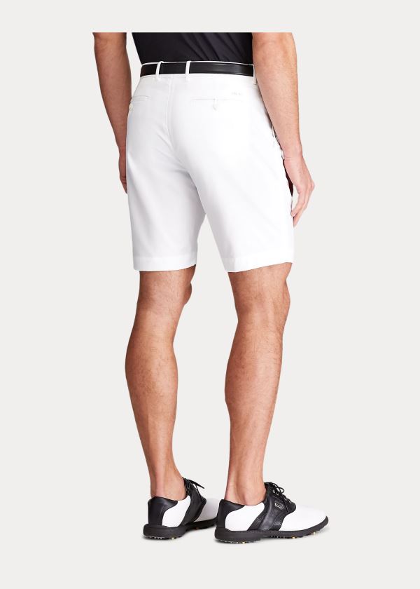 Spodenki Ralph Lauren Tailored Fit Performance Short Męskie Białe | OOAN0713