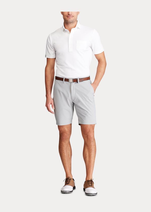 Spodenki Ralph Lauren Tailored Fit Stretch Short Męskie Głęboka Szare | ZNSS7623