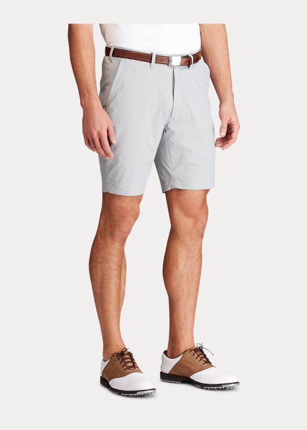 Spodenki Ralph Lauren Tailored Fit Stretch Short Męskie Głęboka Szare | ZNSS7623