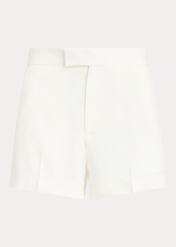 Spodenki Ralph Lauren Twill Short Damskie Kremowe | GBZA2722