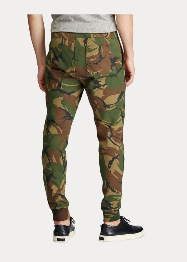 Spodnie Do Biegania Ralph Lauren Camo Double-Knit Jogger Pant Męskie Camo | BHGT6814