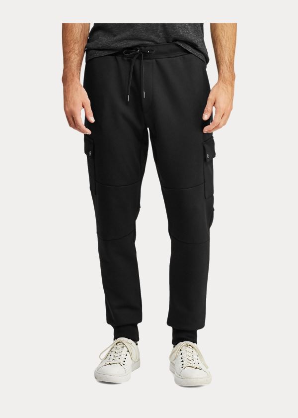 Spodnie Do Biegania Ralph Lauren Cargo Jogger Pant Męskie Czarne | KOYA4067