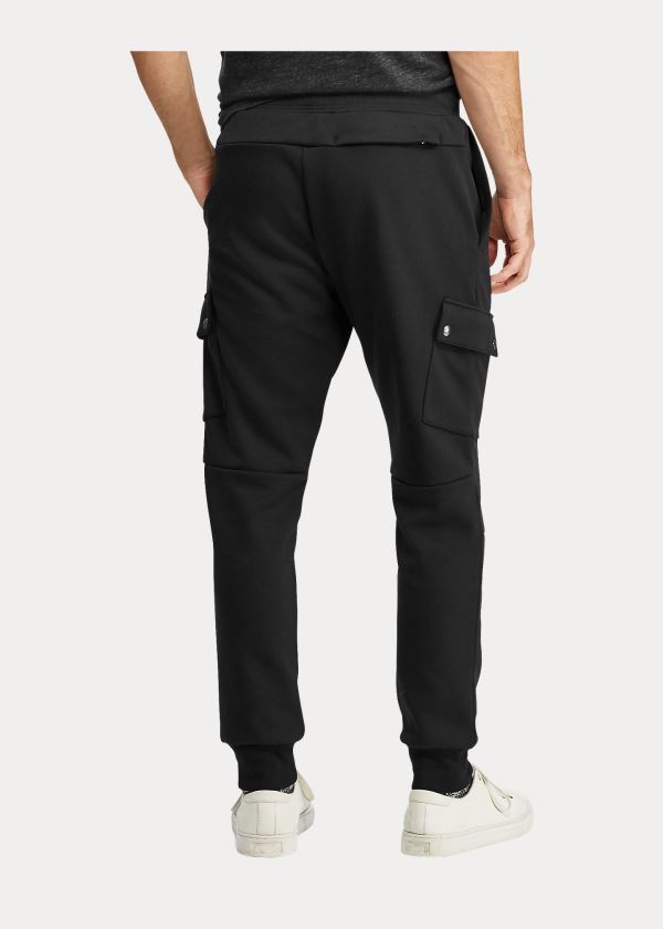 Spodnie Do Biegania Ralph Lauren Cargo Jogger Pant Męskie Czarne | KOYA4067