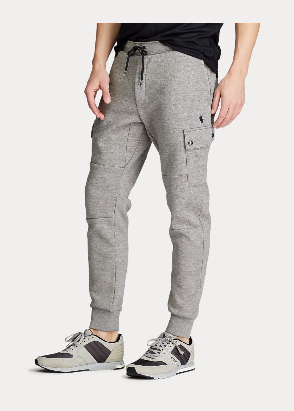 Spodnie Do Biegania Ralph Lauren Cargo Jogger Pant Męskie Szare | GYJF3492