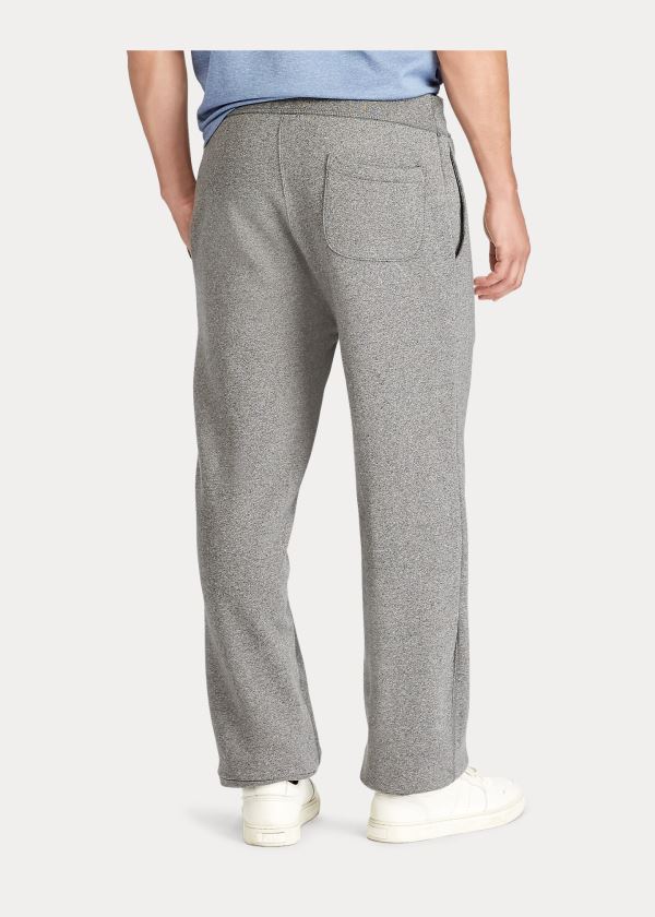 Spodnie Do Biegania Ralph Lauren Cotton-Blend-Fleece Pant Męskie Szare | PDSD0444