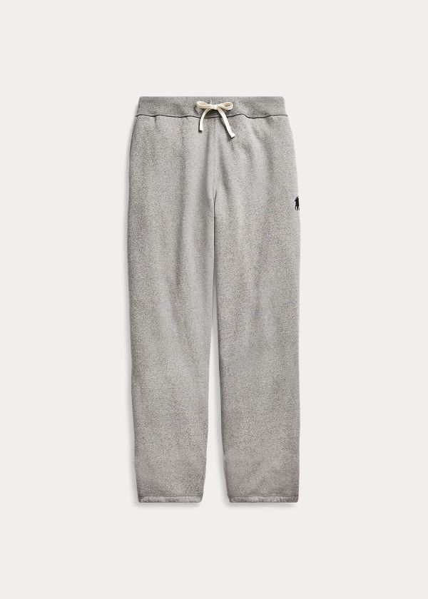 Spodnie Do Biegania Ralph Lauren Cotton-Blend-Fleece Pant Męskie Szare | PDSD0444