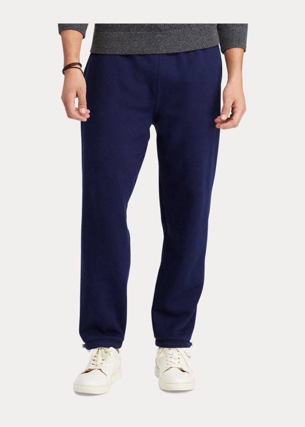 Spodnie Do Biegania Ralph Lauren Cotton-Blend-Fleece Pant Męskie Granatowe | ZDBI3116