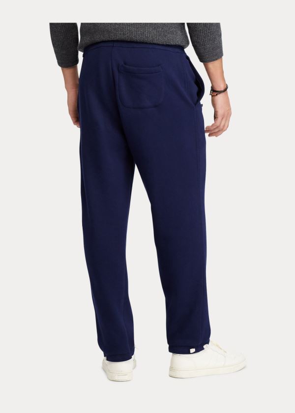 Spodnie Do Biegania Ralph Lauren Cotton-Blend-Fleece Pant Męskie Granatowe | ZDBI3116